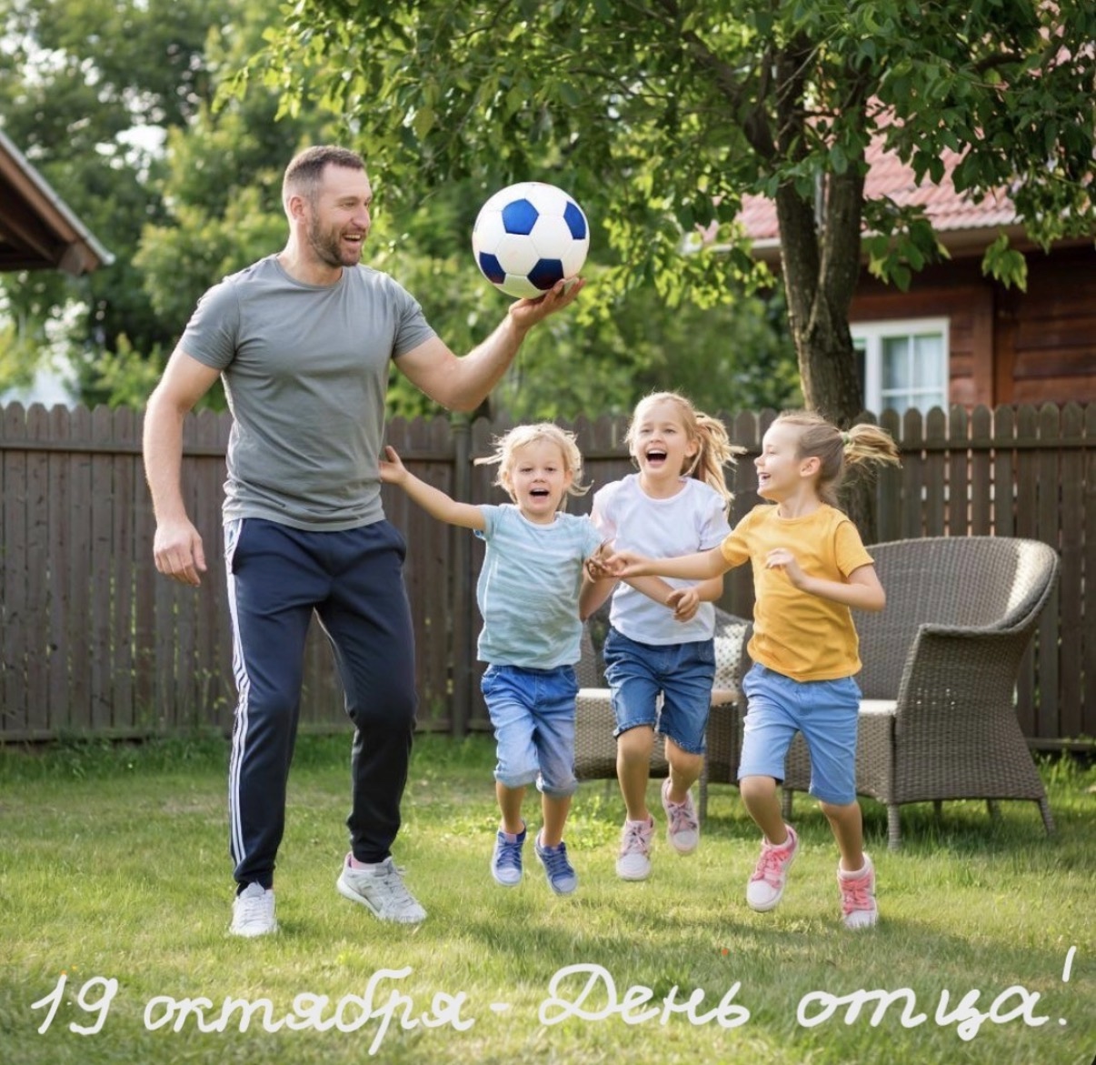 19 октября в России отмечают День отца!