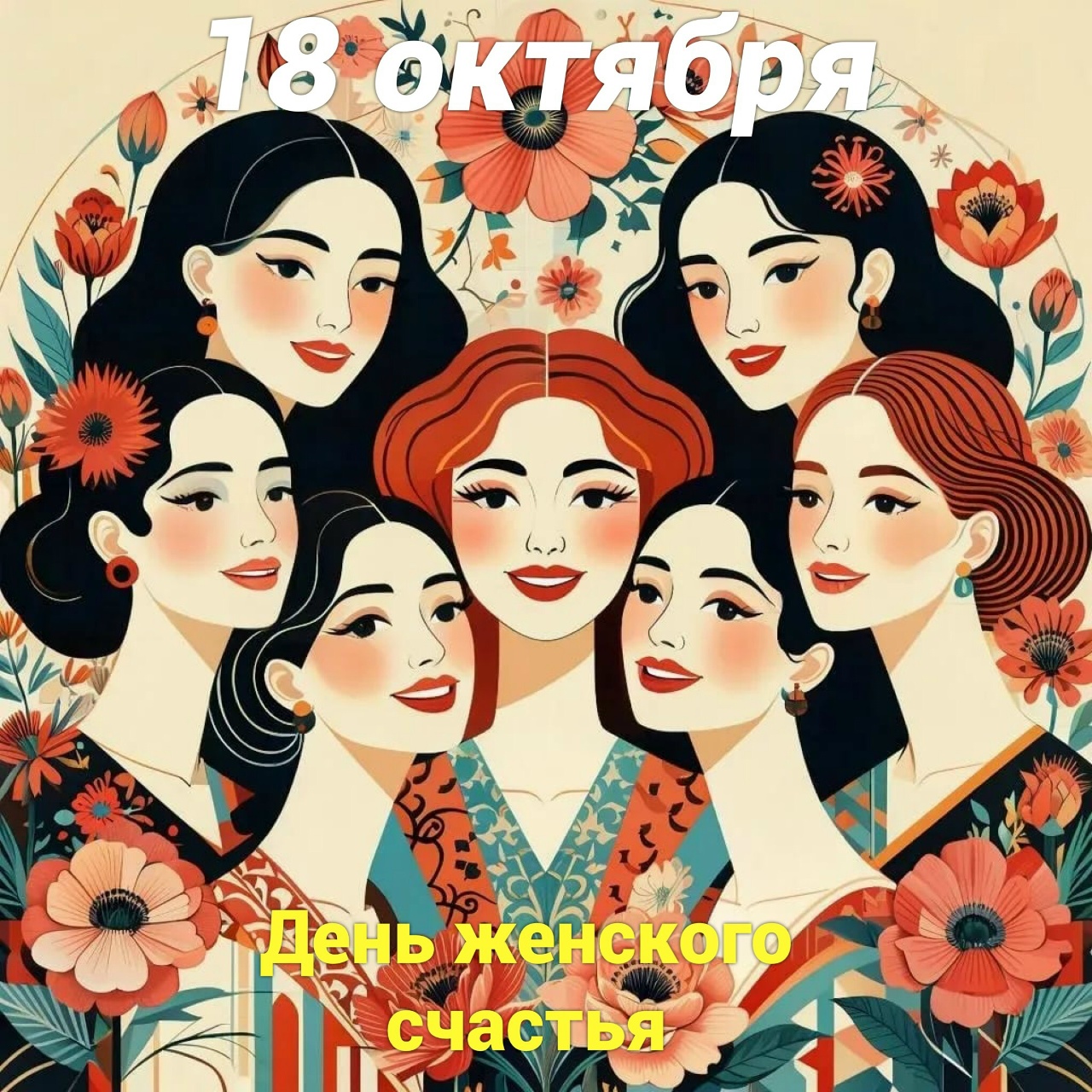 18 октября, особенный день – День женского счастья!