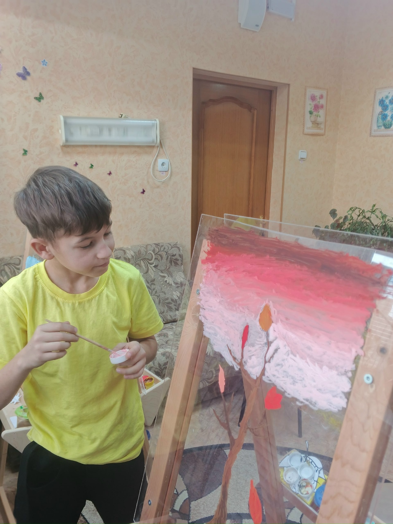 Занятие в школе приёмных родителей  "Осенние фантазии"