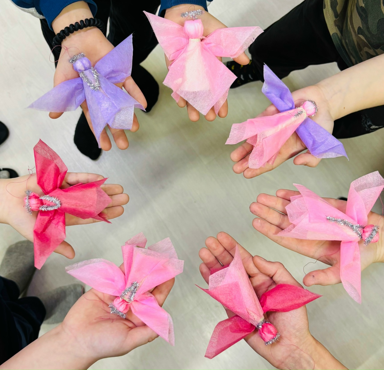 Мастер-класс по созданию рождественских ангелов