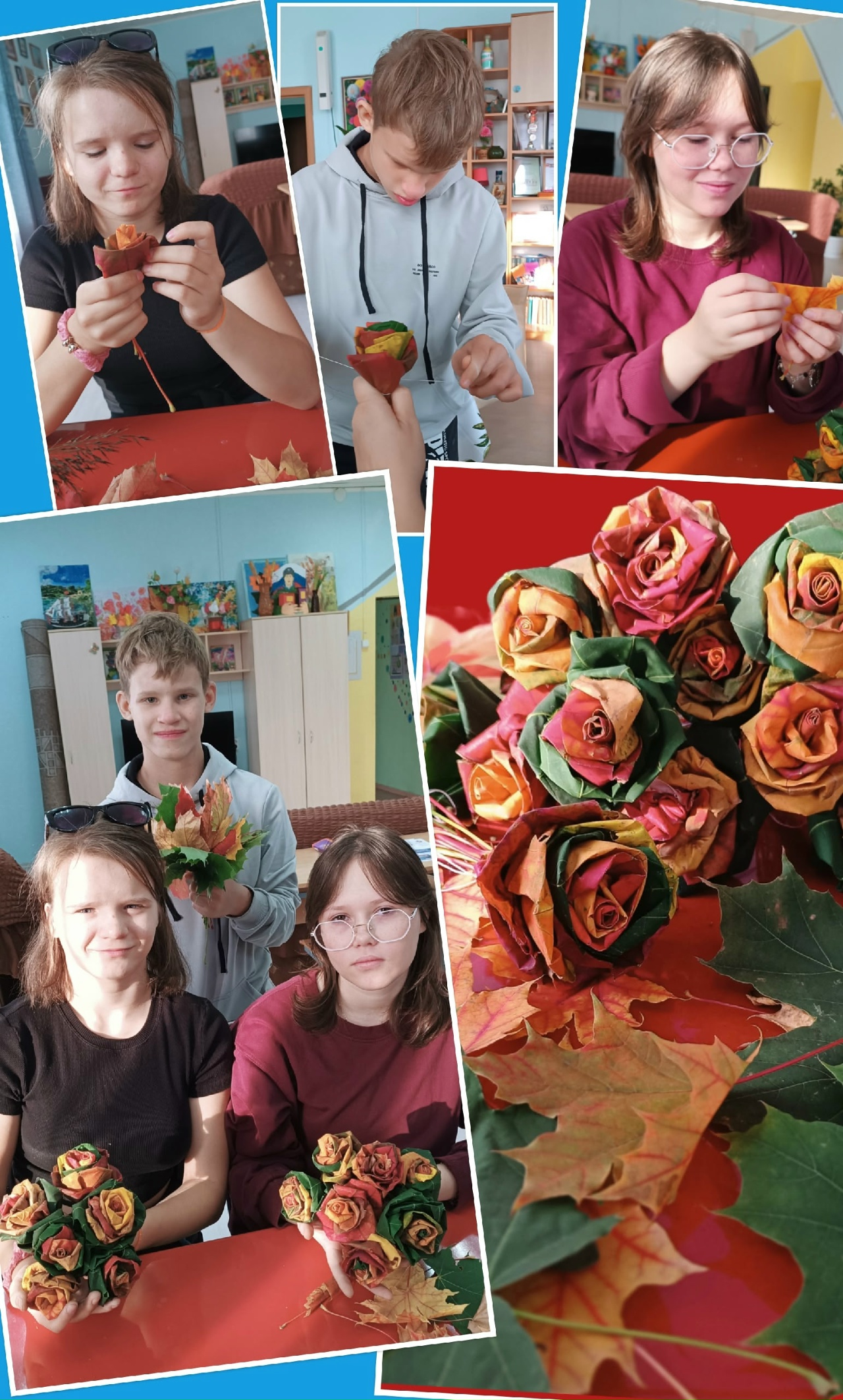 Мастер-класс «Розы осени»