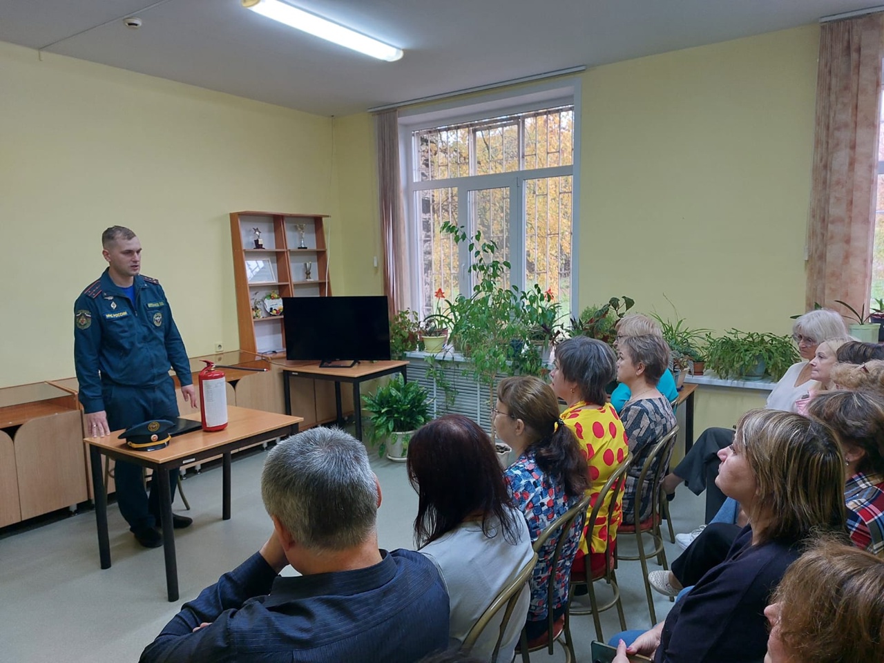 Профилактика пожаров: встреча в центре "Альтаир"